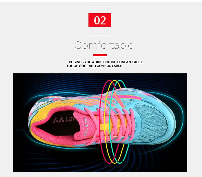 2019 New Sneakers Men Volleyball Shoes Unisex Light Sports Breathable Badminton Shoes Women Sneakers Wear-resistant (5)