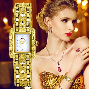

Relogio Feminino Women Watches Top Brand Luxury Watch For Women Fashion Gold Bracelet Ladies Clock saat reloj mujer montre femme