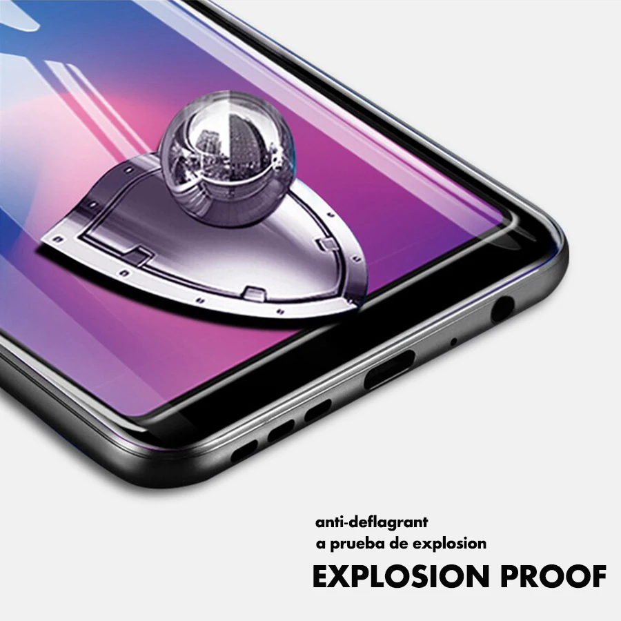 9D полное покрытие закаленное стекло для Samsung Galaxy A50 A30 A10 Защита экрана M20 M30 A70 A40 A20