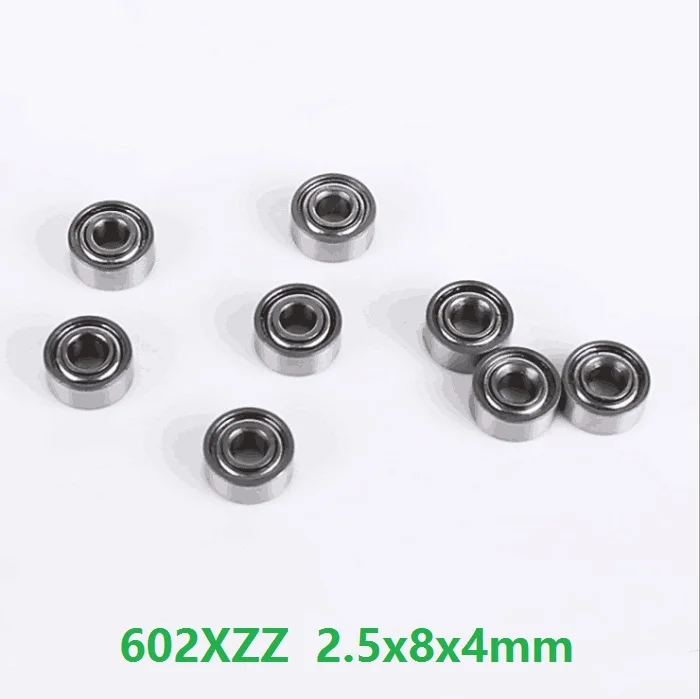 100 шт./лот 602XZZ R 825ZZ W60/2.5ZZA 2 5x8x4 мм миниатюрный шарикоподшипник с глубоким желобом