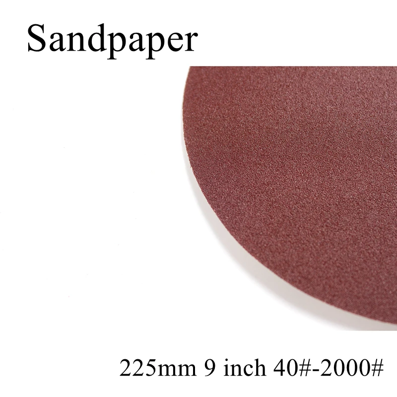 Utoolmart Grinding Polishing 7 inches Dia Round Abrasive Sanding Disc Sandpaper Sheet 10 Pcs for Polishing Machine