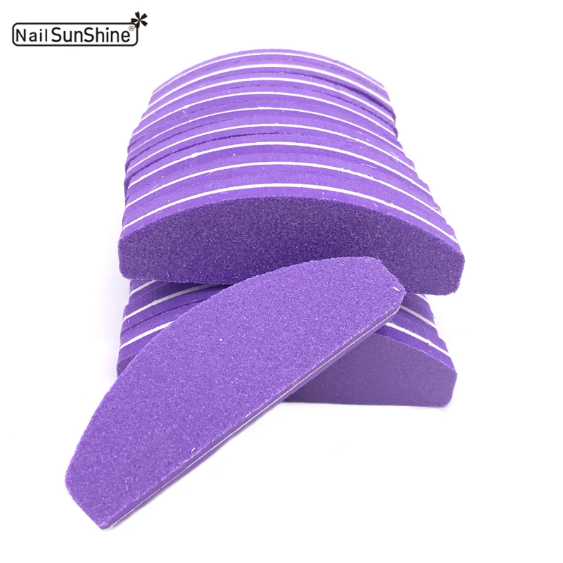 

100X Buffing Sanding Files Block Care Nail Buffer Nail File Art Tips Mini Purple Manicure Pedicure Wholesale Gel Nail Polish Set