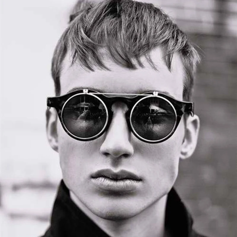 Бренд стимпанк дизайнер Для женщин квадратных роскошные солнцезащитные очки мужские Завышение ретро женские солнцезащитные очки Óculos мужской круглый полый