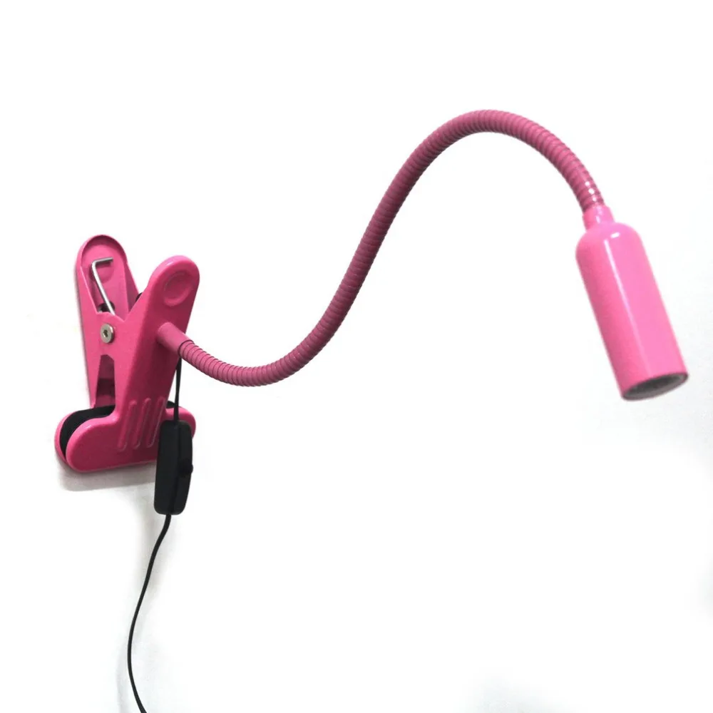 

High Brightness Clip Table Lamp Eye-Care Reading LED Desk Lamp Flexible Adjustable Portable Student Study Lamp US Plug