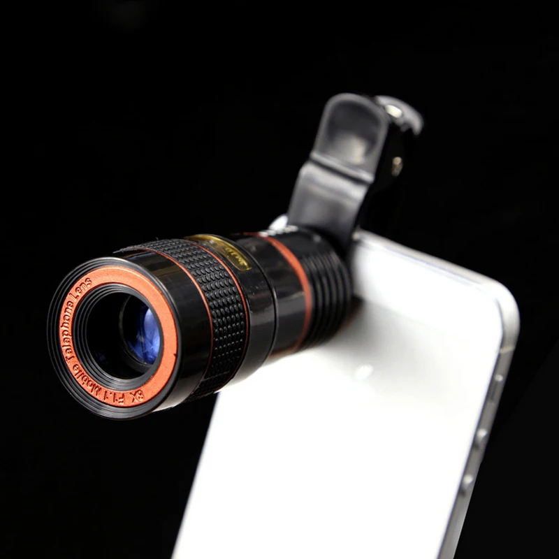 Universal Mobilephone Camera Lens 8X Zoom Manual Focus