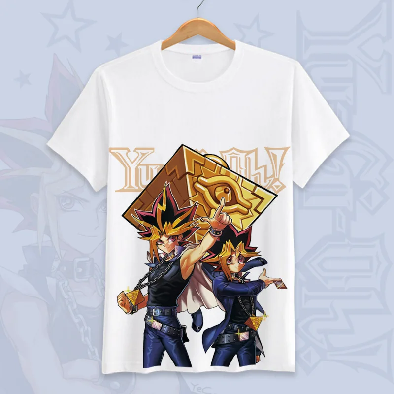 

Yu Gi Oh Blue Eyes Dragon Duel White Tshirts Casual Loose Men Women Boys Unisex Short Sleeve Summer T shirt Tee Cosplay Gifts