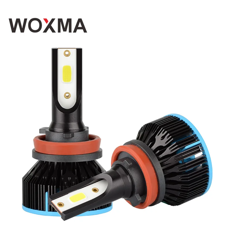 

H11 LED H8 Car Headlight Bulb 12V Motorcycle Lamp 6000K White H9 Auto Super Brighter 3000LM led h11 for Car Styling WOXMA
