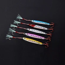 iLure 1/pc iron plate hard bait Vib fishing spoon 3D eyes Gamma-kaz high carbon hook Treble Hook Pesca Tackle fishing