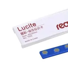 60*20 мм Reap магнитный изготовленный на заказ акрил, логотип студенческого работника кличка держатель карты Брошь булавка Id карта Нагрудный значок имя