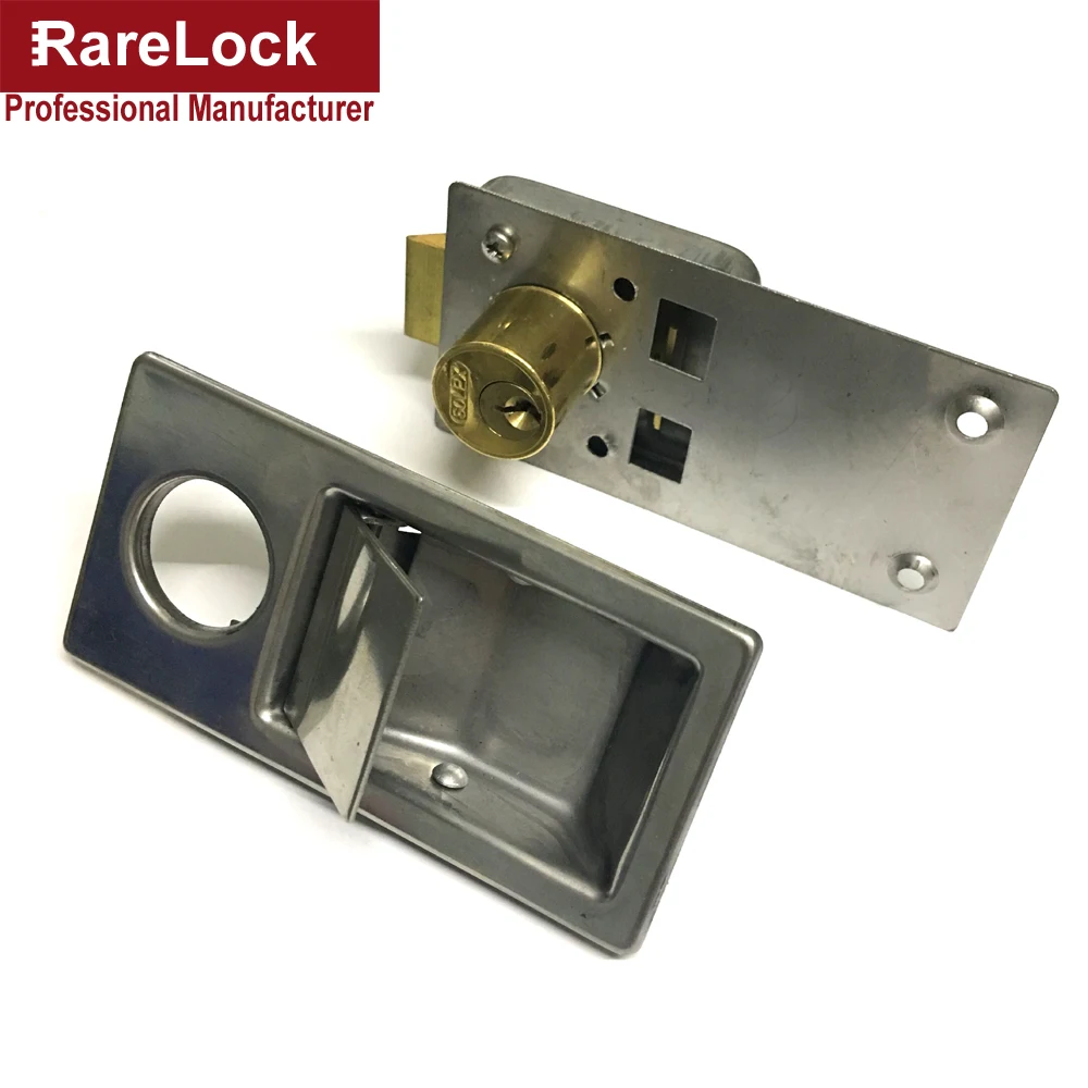 Rarelock MS528 304 Нержавеющая дверная ручка замок для хранения-коробка для женского гардероба шкатулка моторная лодка яхта Электрический шкаф DIY i