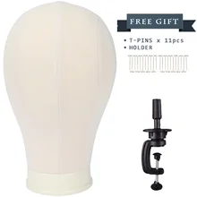 Поли Голова Холст блок голова парик делая голову наращивание волос/уток/парик дисплей стиль укладки манекен головы манекен фен 21-25 дюймов