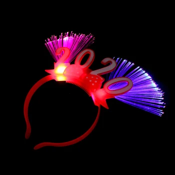

LED Glowing Headband Hair Band Accessories Supplies Decor Festival Props Headwear Light Luminous Party 2020 New Year Eve