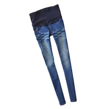 Плюс размер джинсы для беременных эластичные штаны с высокой талией Леггинсы Одежда для беременных модная одежда S M L XL XXL