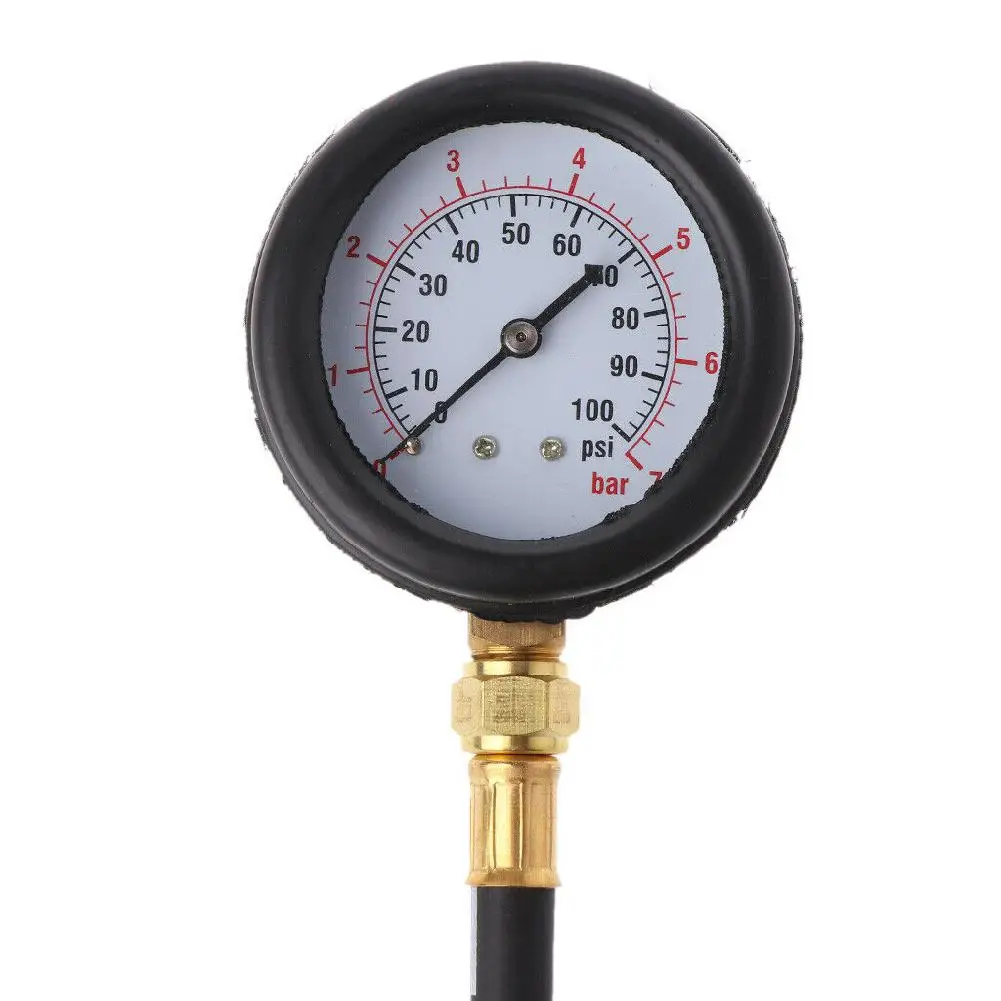 

MeterMall Fuel Pump Pressure Testers Injection system Test Gauge Set Car Testing Tool