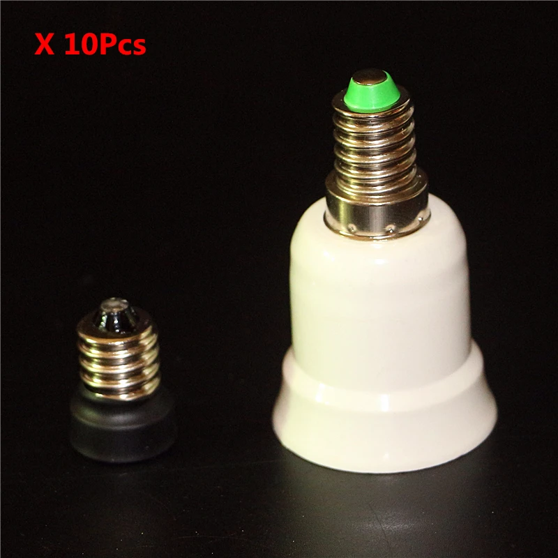 10Pcs/Lot LED Lamp Base E14 to E12 E27 Lamp Holder Converter Socket