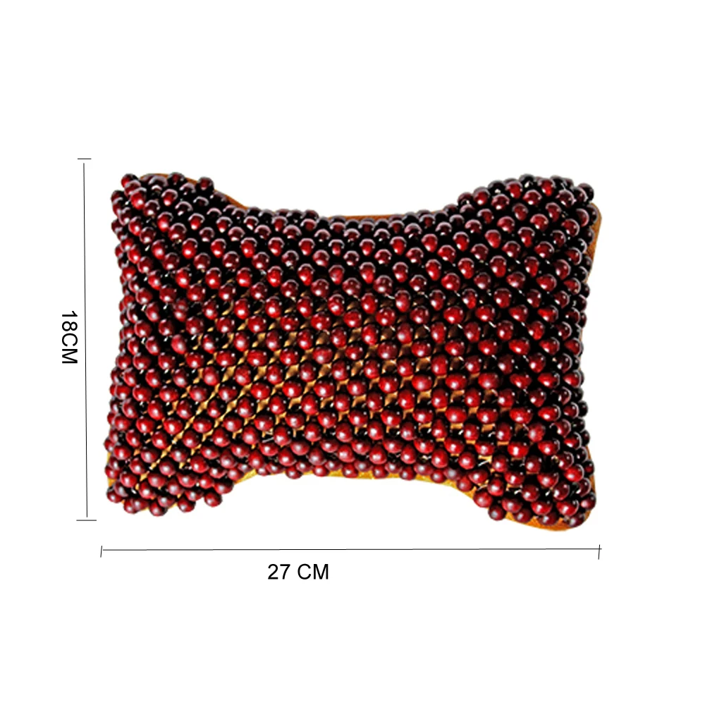 ZATOOTO 2 шт. деревянный подголовник для шеи Высокая дышащая массажная подушка поддержка шеи Подушка сиденья для автомобиля аксессуары