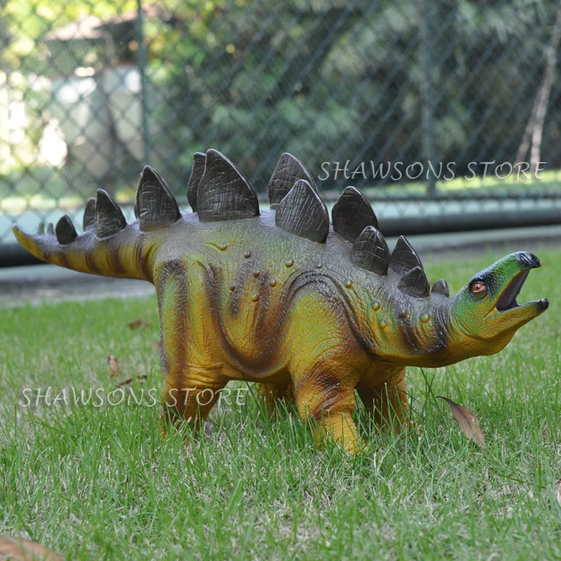 

JURASSIC AGE DINOSAURS MODEL TOYS STEGOSAURUS 22" SOFT RUBBER FIGURE BIG