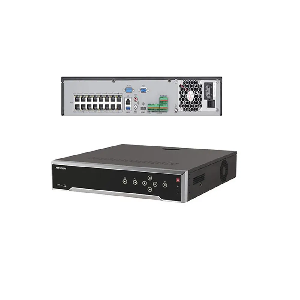 Hikvision PoE NVR ds 7716ni i4/16 P 7732ni с 16ch POE H.265 12MP Поддержка сигнализации и аудио Выход|nvr 12mp|nvr