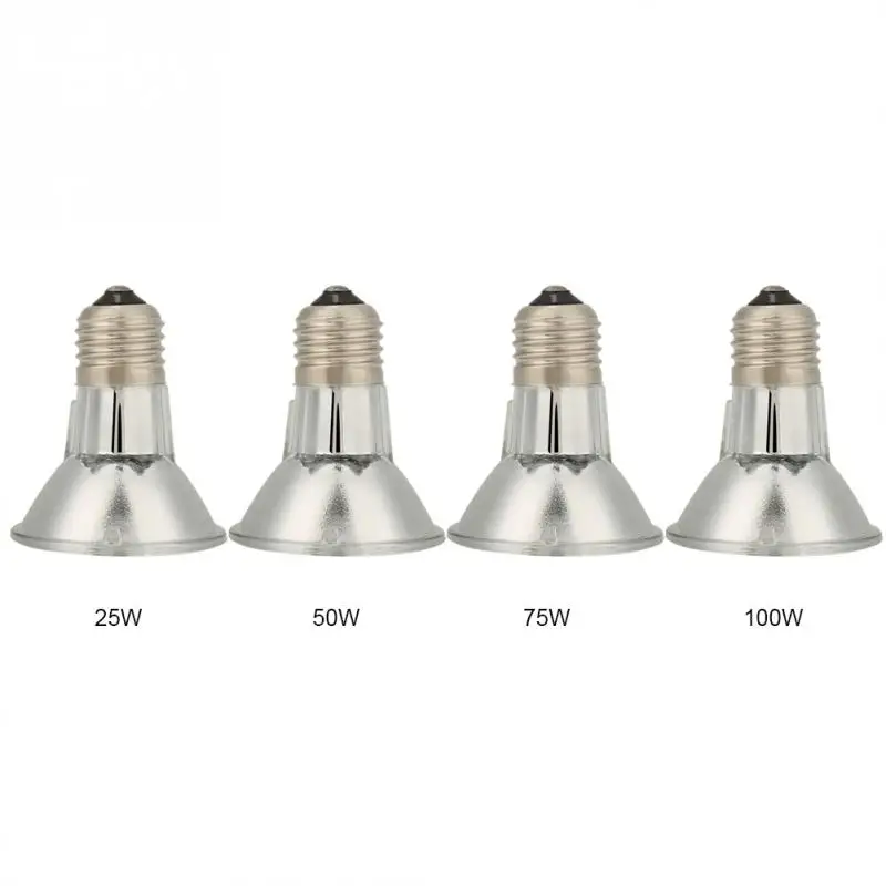 

UVB Tungsten Halogen Bulb Warm Area in Terrariums for Reptile Pets Fit E27 Base 220v available UVA UVB Lamp