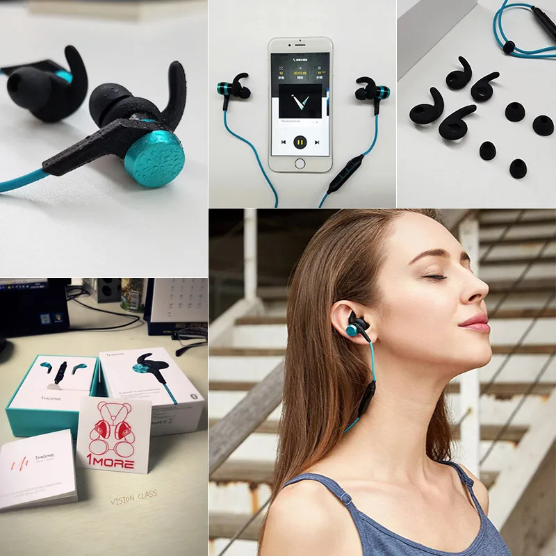 Original 1MORE iBFree Wireless Bluetooth 4.1 Headset In-Ear Sports Earphone with Mic Support aptX IPX4 Sweatproof