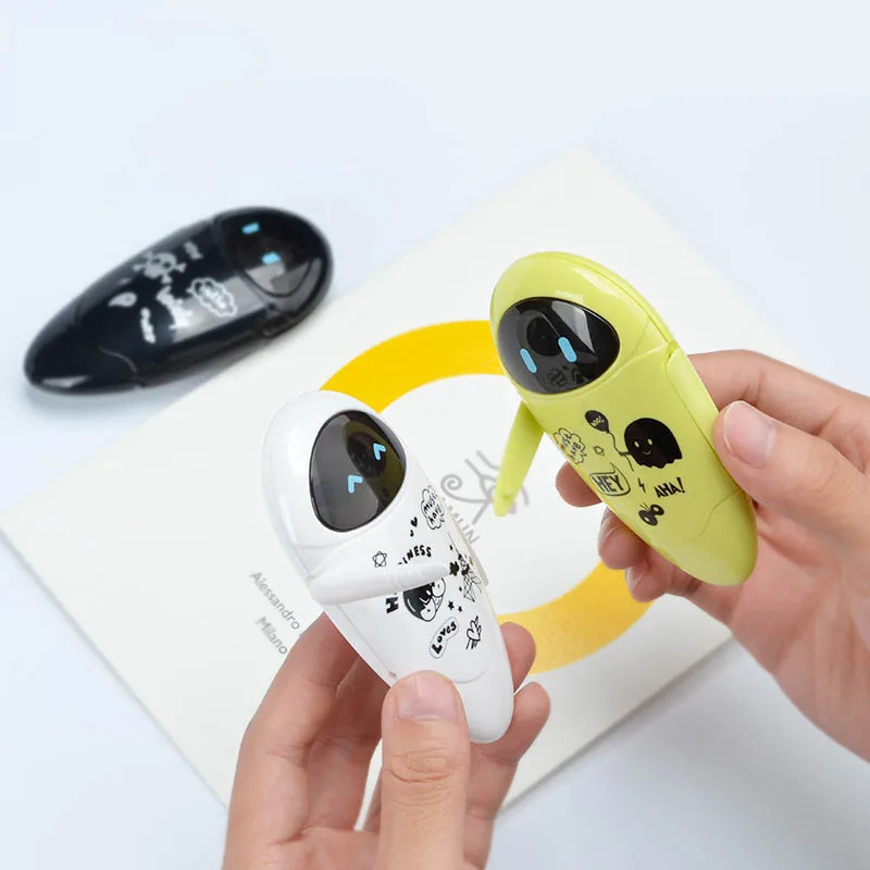 

Coloffice 1pc creative cartoon correction tape cute robot modification with aliens adhensive tape school stationery random color