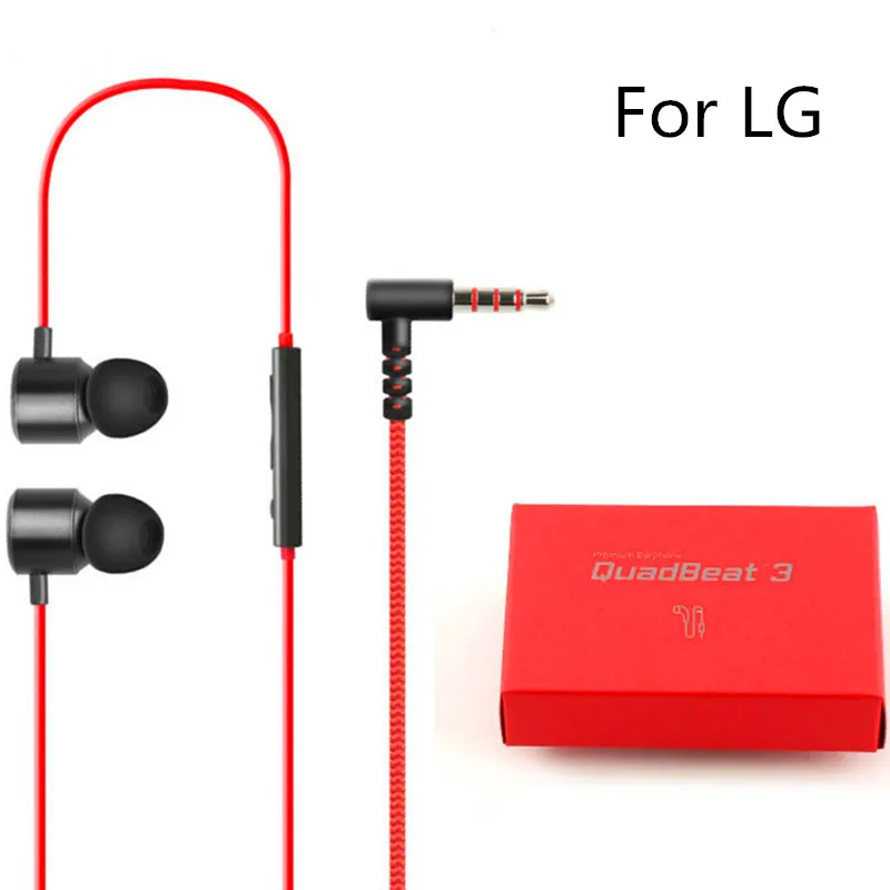 

Original 110cm LE630 Headset for LG G4 G3 G5 G6 D855 D830 D857 H818 G2 D802 5X K8 k10 Flex2 Stylus 2 Plus In-Ear Sports Earphone
