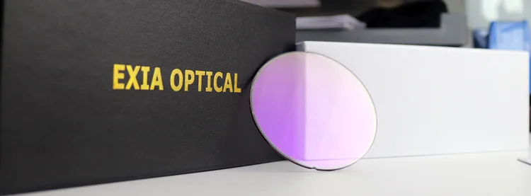 Солнцезащитные очки с линзами Flash Mirror фиолетовые цвета различные покрытия плоские Plano EXIA оптические A15 серии