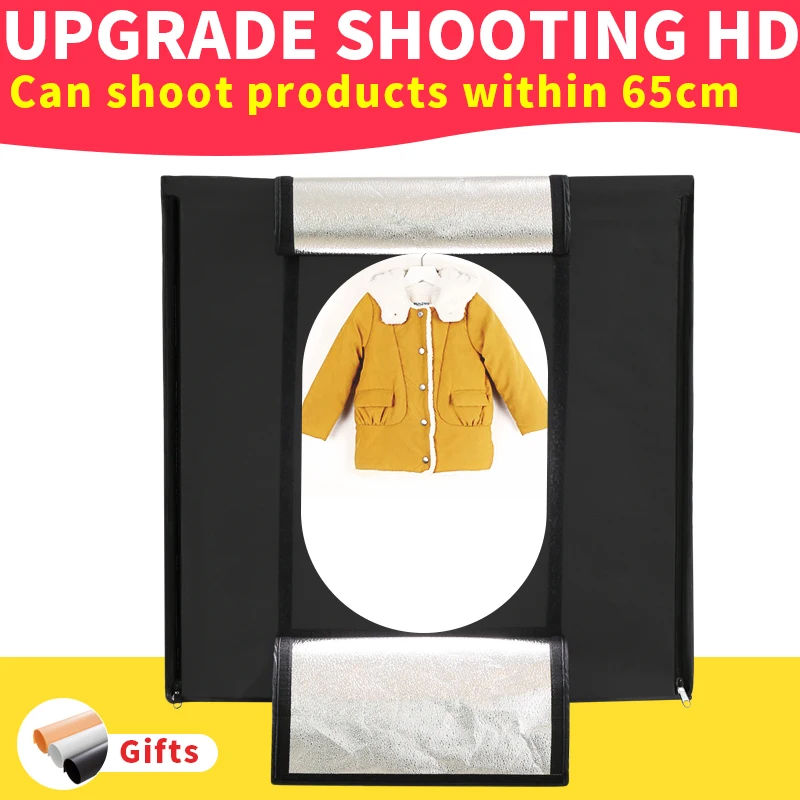 

free shipping 80cm*80cm Studio soft box LED Shooting Light Tent photo light box lichtbak photo tent set+portable bag
