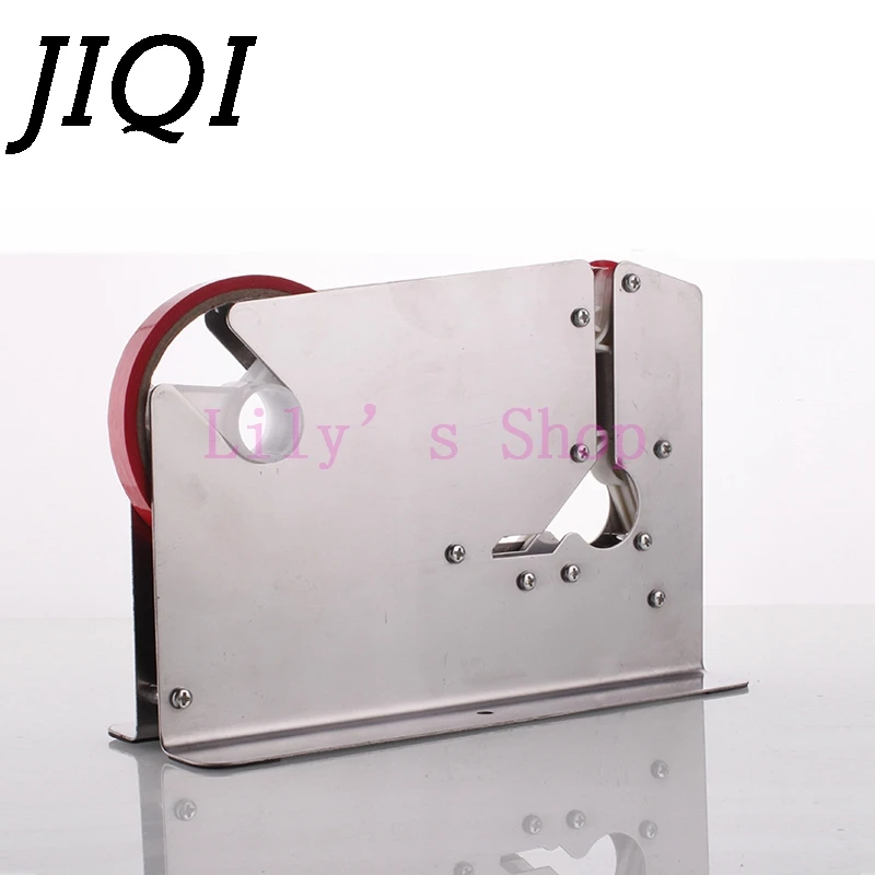 

JIQI Stainless steel supermarket plastic bag sealing machine food packing Fruit shop packer mini portable tape cutter dispenser