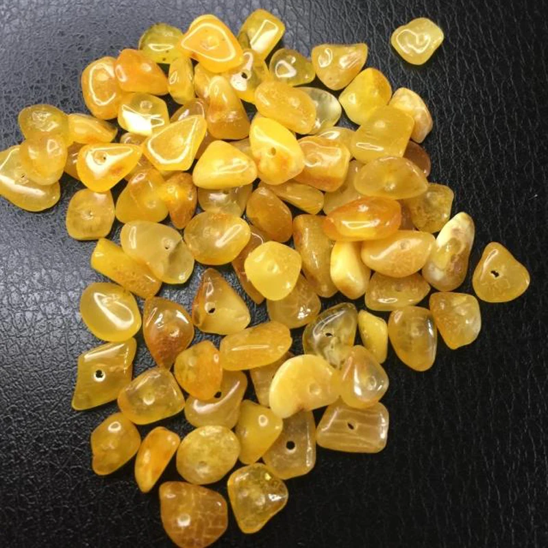 chips amber beads (5)