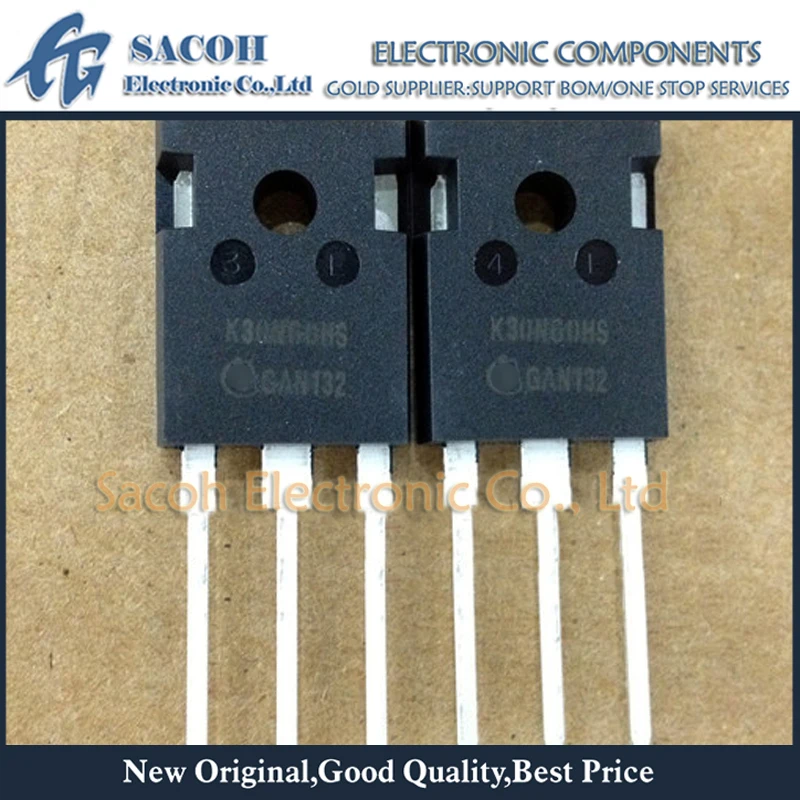 

Free Shipping 10Pcs SKW30N60HS SKW30N60 K30N60HS K30N60 TO-247 30A 600V Power IGBT Transistor