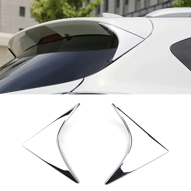 Хромированный спойлер на заднее стекло для Mazda Cx5 2012 2013 2014 2015 2016 боковое крыло