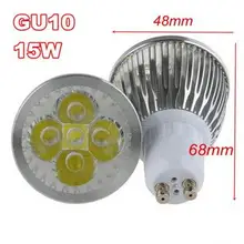 Супер яркий 9 W 12 W 15 W GU10 светодиодный лампы 110 V 220 V светодиодный прожекторы