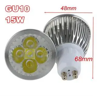 

Super Bright 9W 12W 15W GU10 LED Bulb 110V 220V Led Spotlights
