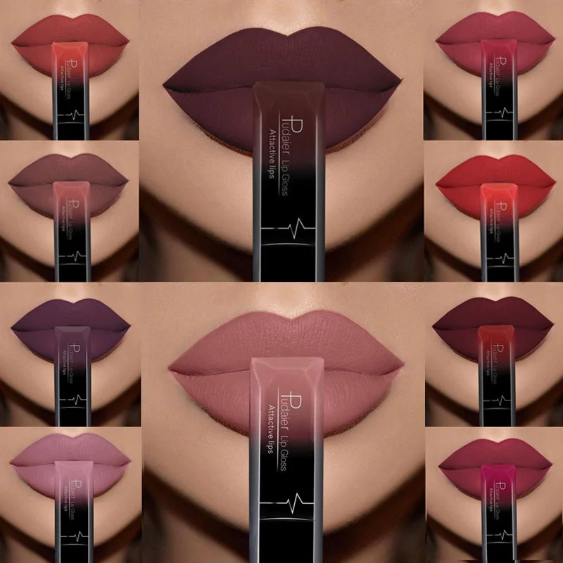 

17 Colors Sexy Waterproof Lipgloss Velvet Nude Matte Liquid Lipstick Long-lasting Lip Gloss Lip Makeup Lip Tint