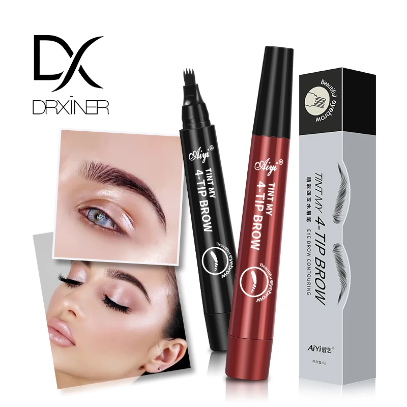 

Eye Brow Pencil Waterproof Microblading Eyebrow Tattoo Pen Long-lating Fine Sketch Fork Tip