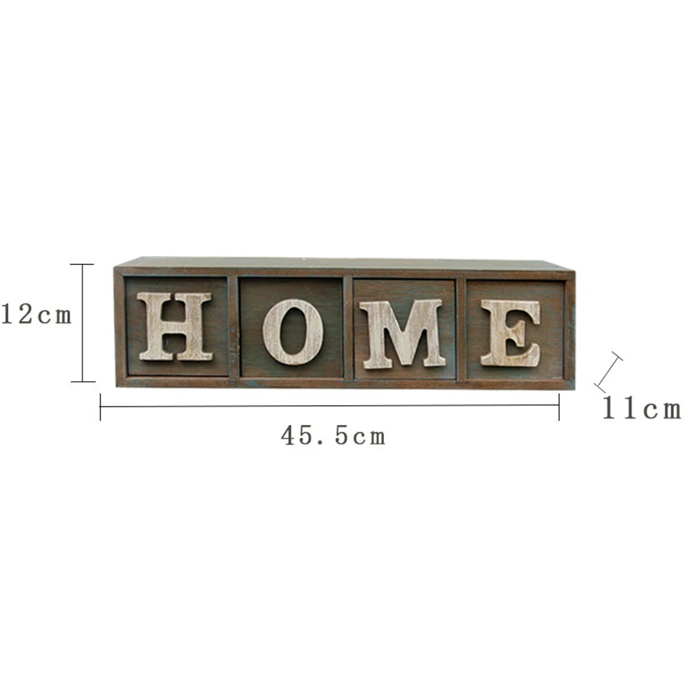  1pc Storage Box Durable Wooden Retro Unique Premium Decorative Storage Box for Bedroom Room Home - 33051949257