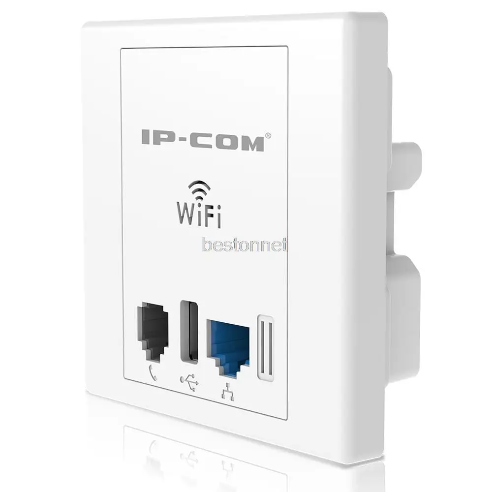 IP COM W30AP 300Mbps Wall Mount Wireless Access Point AP PoE 802.3af 802.11n/g/b for Hotel