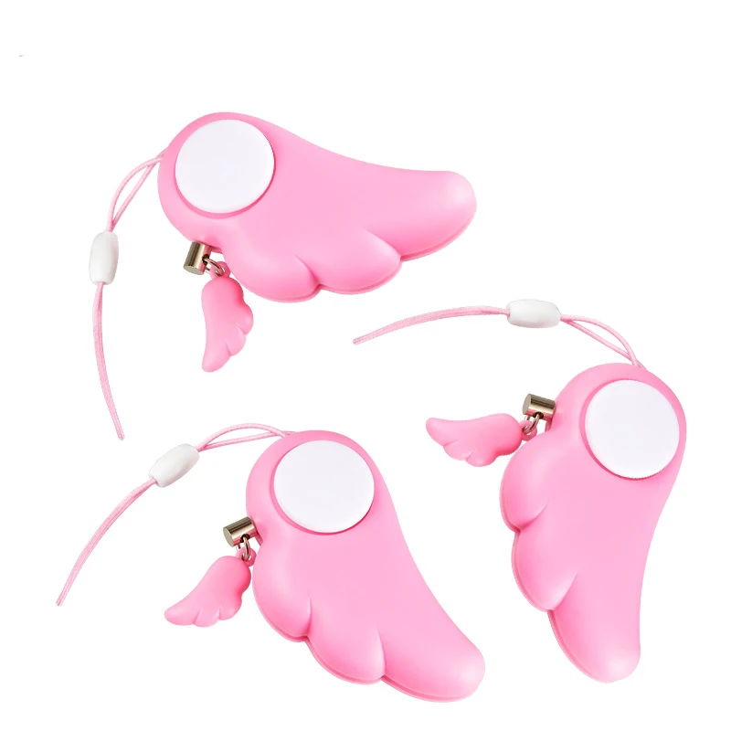 

90DB Angel Wings Personal Attack/Anti Rape Alarm Self Defense Supplies For Girls Or Kids Protection Safety- Personal Security