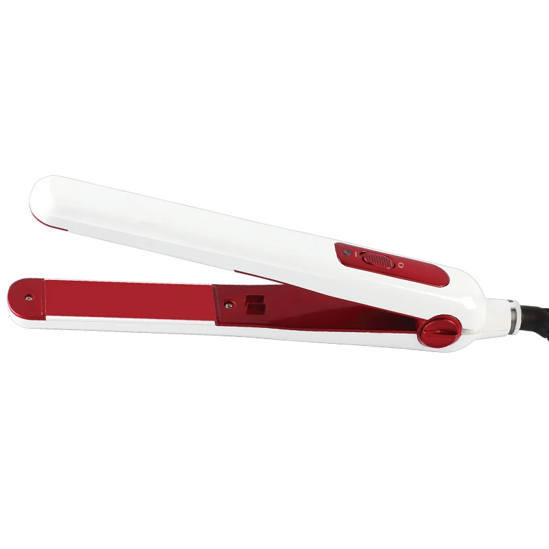 

Mini Hair Straightener Flat Iron Ceramic Straightening Corrugate Curling Iron Styling Salon Tools Hair Curler