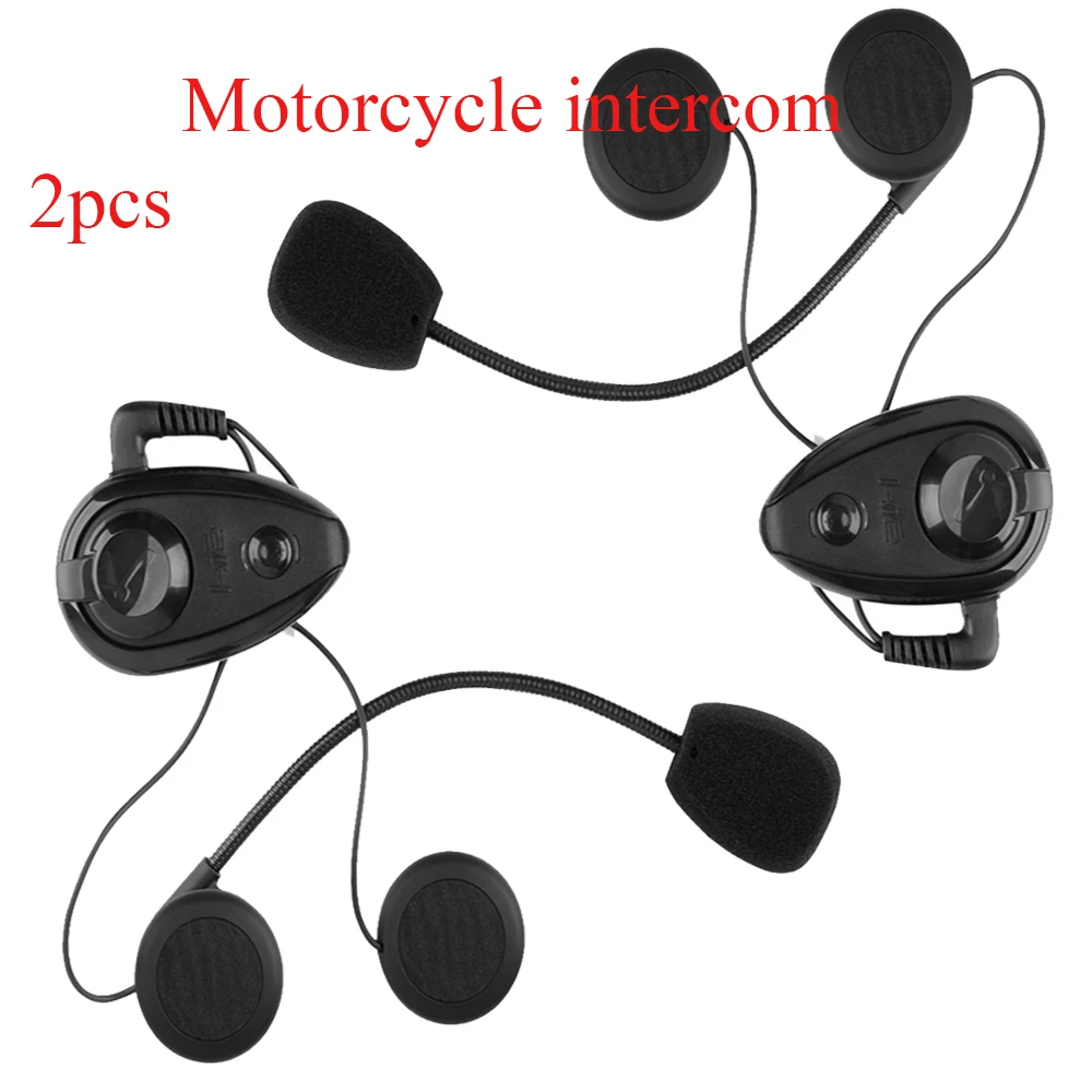 

FreedConn New 2PCS Motorcycle Helmet Bluetooth Headset Intercom Moto For 3 Riders BT Wireless Intercomunicador Interphone MP3