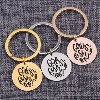 

Girlfriend Key Holder Jewelry Pendant Round Keychains Souvenir Novelty Trinket Key Set Birthday Gift Accessories Key chain