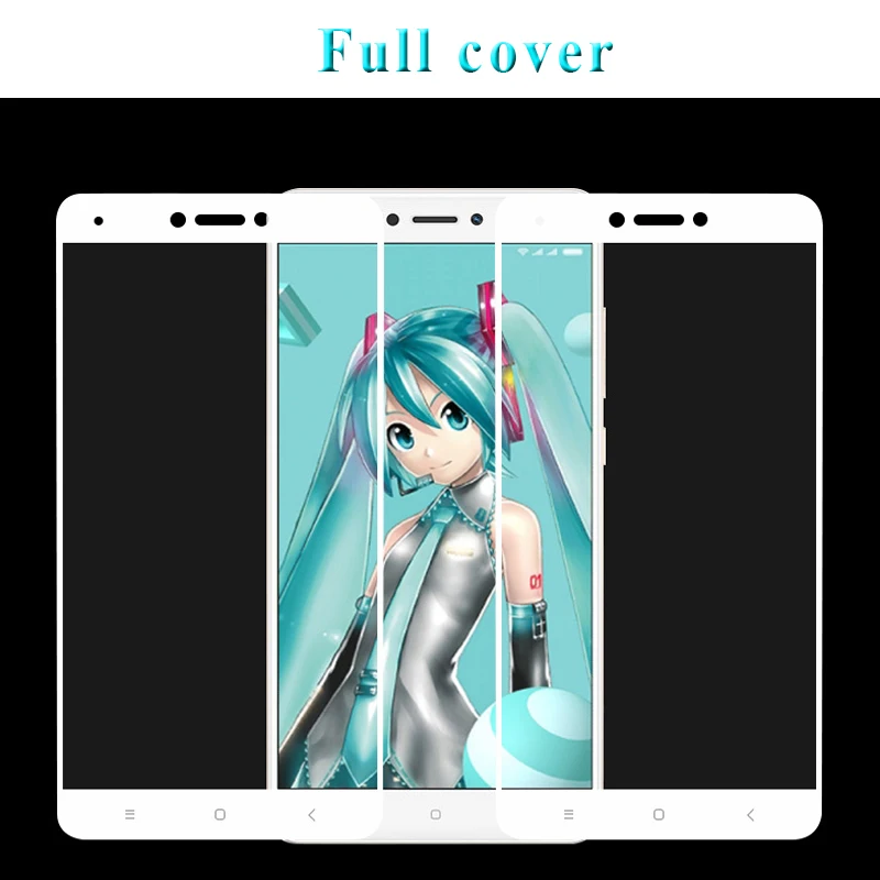 RONICAN Tempered Glass For Xiaomi Redmi Note 4X Redmi 4X Full cover Screen Protector 9H Protector Film for Xiaomi Redmi 4X glass (2)
