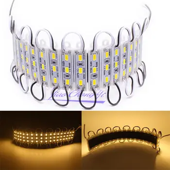 

5630 3 LED Modules warm white 3000-3500K Mini Type Module Waterproof IP65 DC12V 20pcs