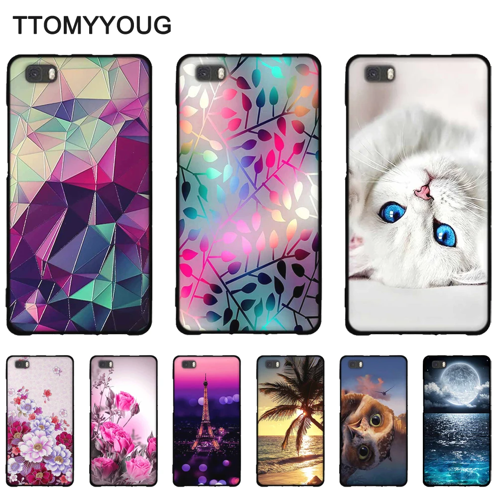 

TPU Case for Huawei P8 Lite ALE-L21 5.0" Case Back Silicone Phone Cover For Huawei P8Lite Cover Shells for huawei p8 lite Fundas