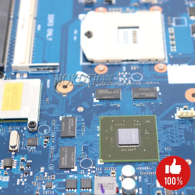 NOKOTION ноутбук материнская плата для Samsung R580 NP-R580 BA41-01175A BA92-06130A BA92-06133A BA92-06133B основная плата HM55 GT330M 1 Гб