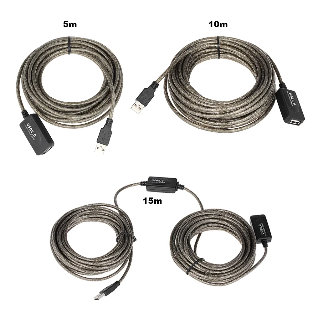 5 м 10 15 Суперскоростной USB 2 0 Активный ретранслятор Мужской и Женский