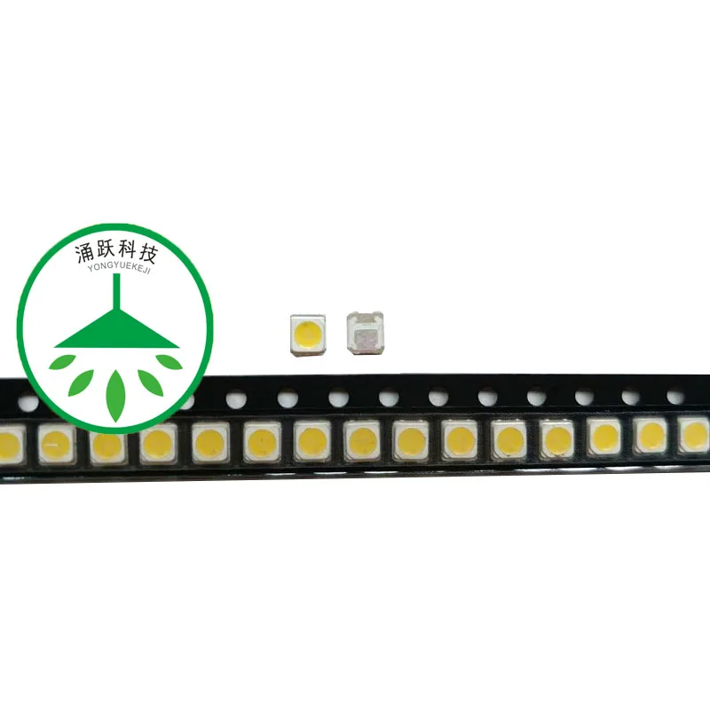 100 шт./лот Ремонт led ЖК-Телевизор подсветка колпачок лампы бусины 3030sa 3 в 1 Вт Холодный белый свет подходит для samsung экран