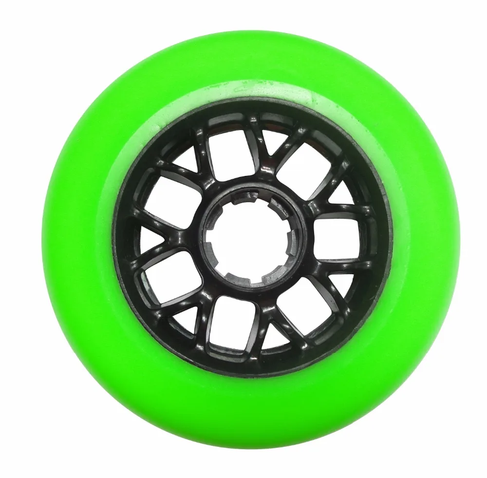 

Free Shipping high rebound 80X24 Flashing Roller inline skate PU wheel