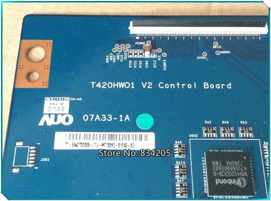 Бесплатная доставка новый оригинальный телефон T420HW01 V2 плата управления 07A33